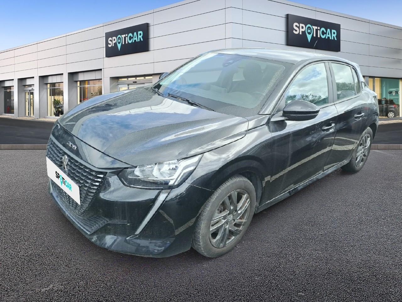 PEUGEOT PEUGEOT 208 Occasion Noir Essence sans plomb 2023