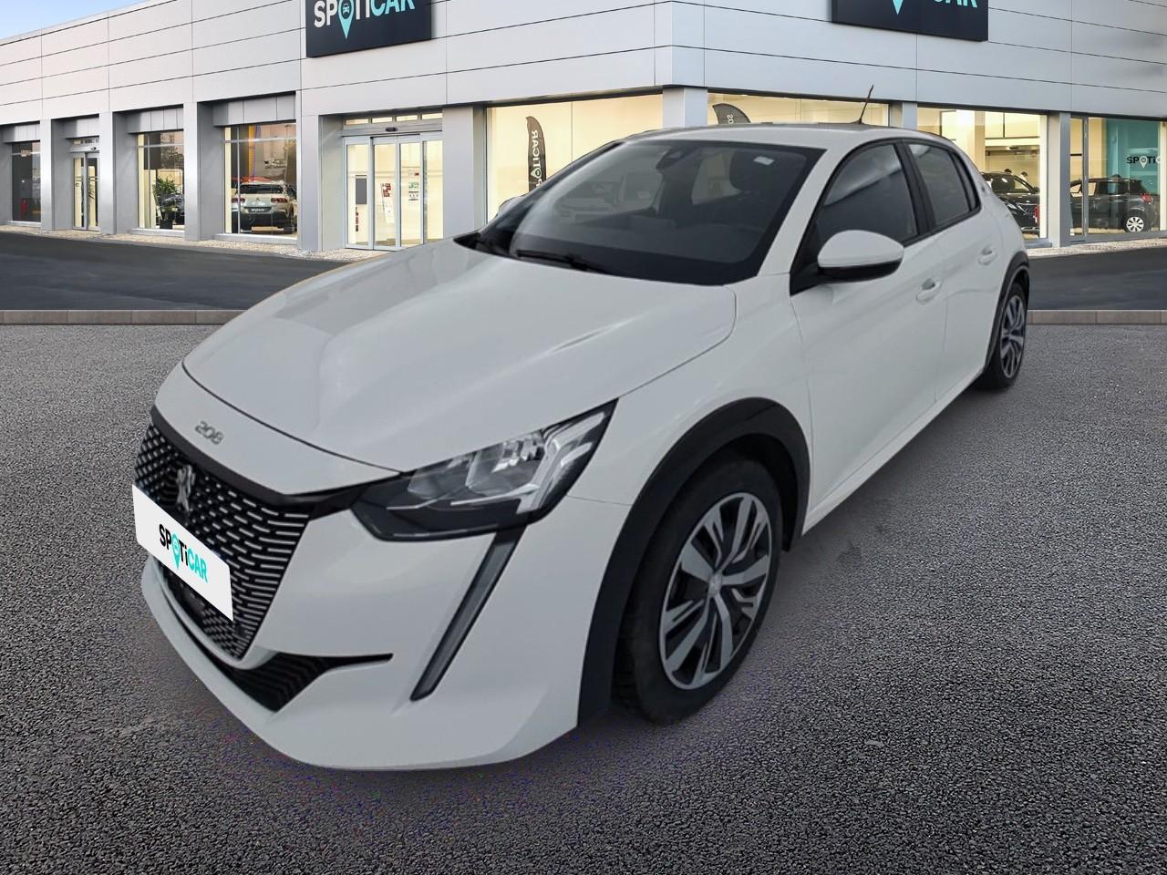 PEUGEOT PEUGEOT 208 Occasion Teinte opaque Blanc Banquise Courant électrique 2021