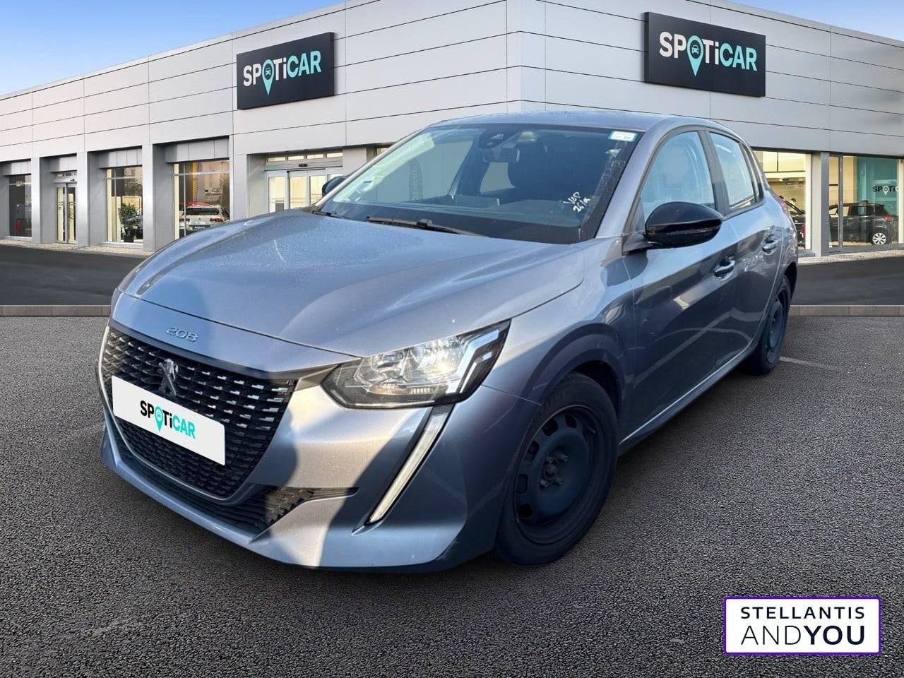 PEUGEOT PEUGEOT 208 Occasion Gris Essence sans plomb 2023