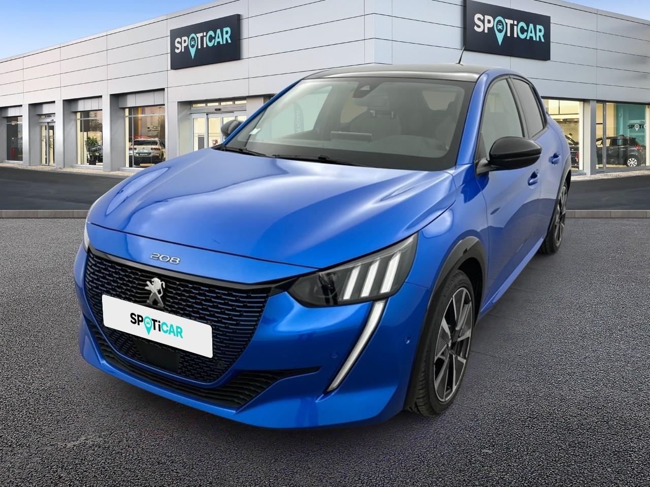 PEUGEOT PEUGEOT 208 Occasion Bleu Courant électrique 2021
