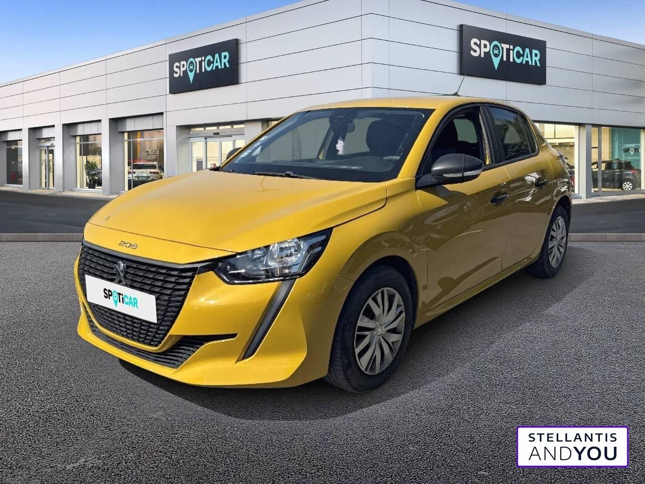 PEUGEOT PEUGEOT 208 Occasion Jaune Essence sans plomb 2022