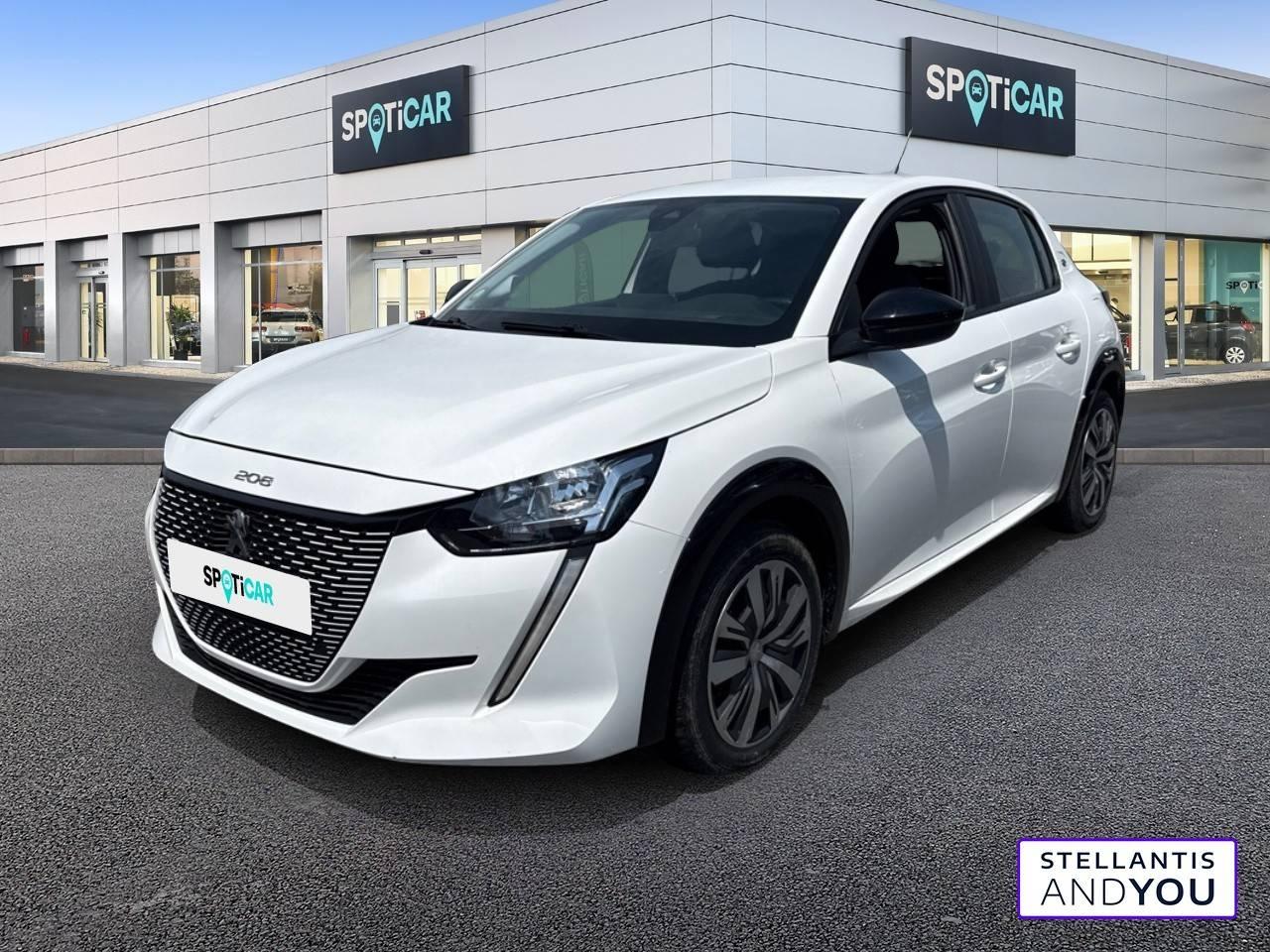 PEUGEOT PEUGEOT 208 Occasion Blanc Courant électrique 2022