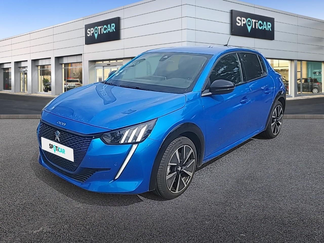 PEUGEOT PEUGEOT 208 Occasion Bleu Courant électrique 2020