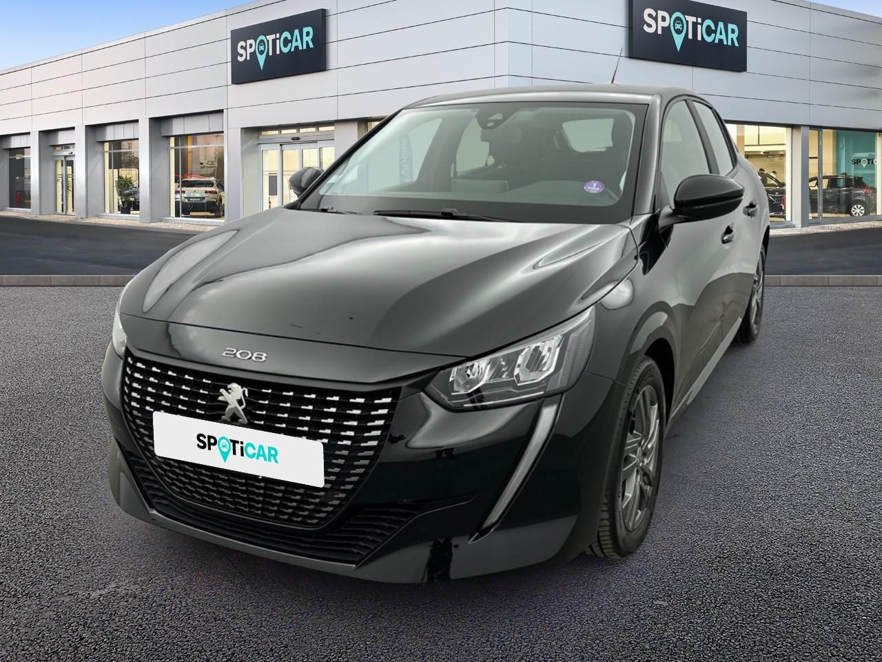 PEUGEOT PEUGEOT 208 Occasion Noir Essence sans plomb 2022