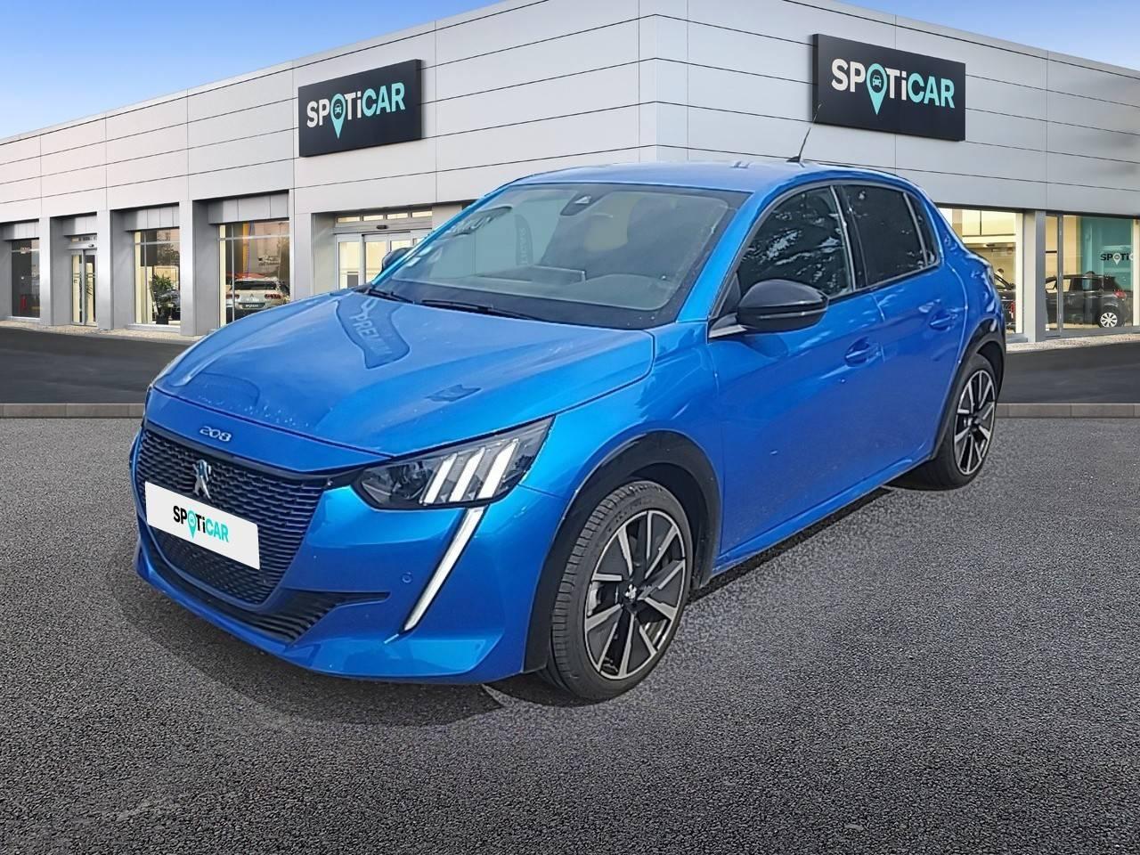 PEUGEOT PEUGEOT 208 Occasion Bleu Courant électrique 2020