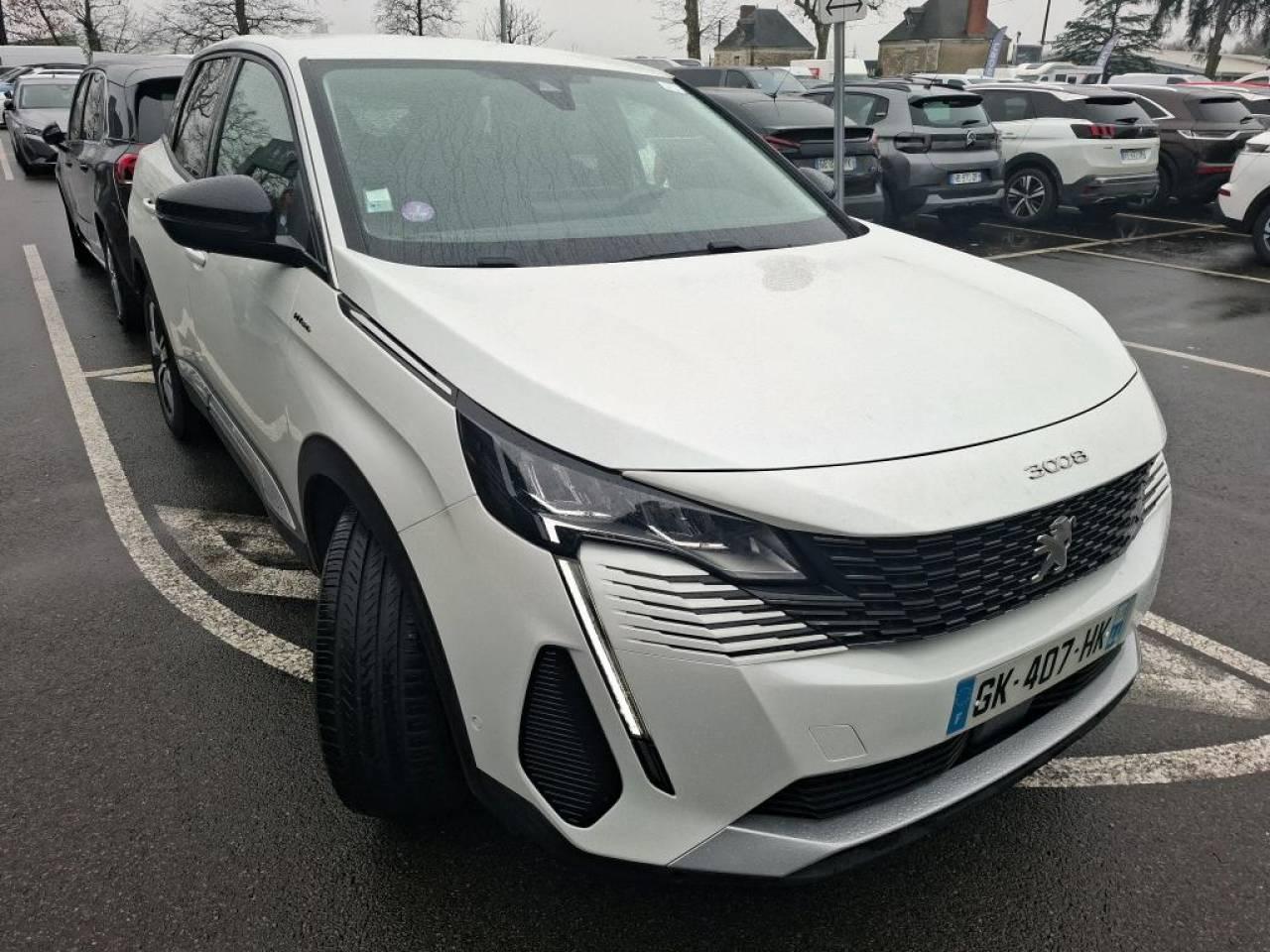 PEUGEOT PEUGEOT 3008 Occasion Blanc Essence / Courant électrique 2022