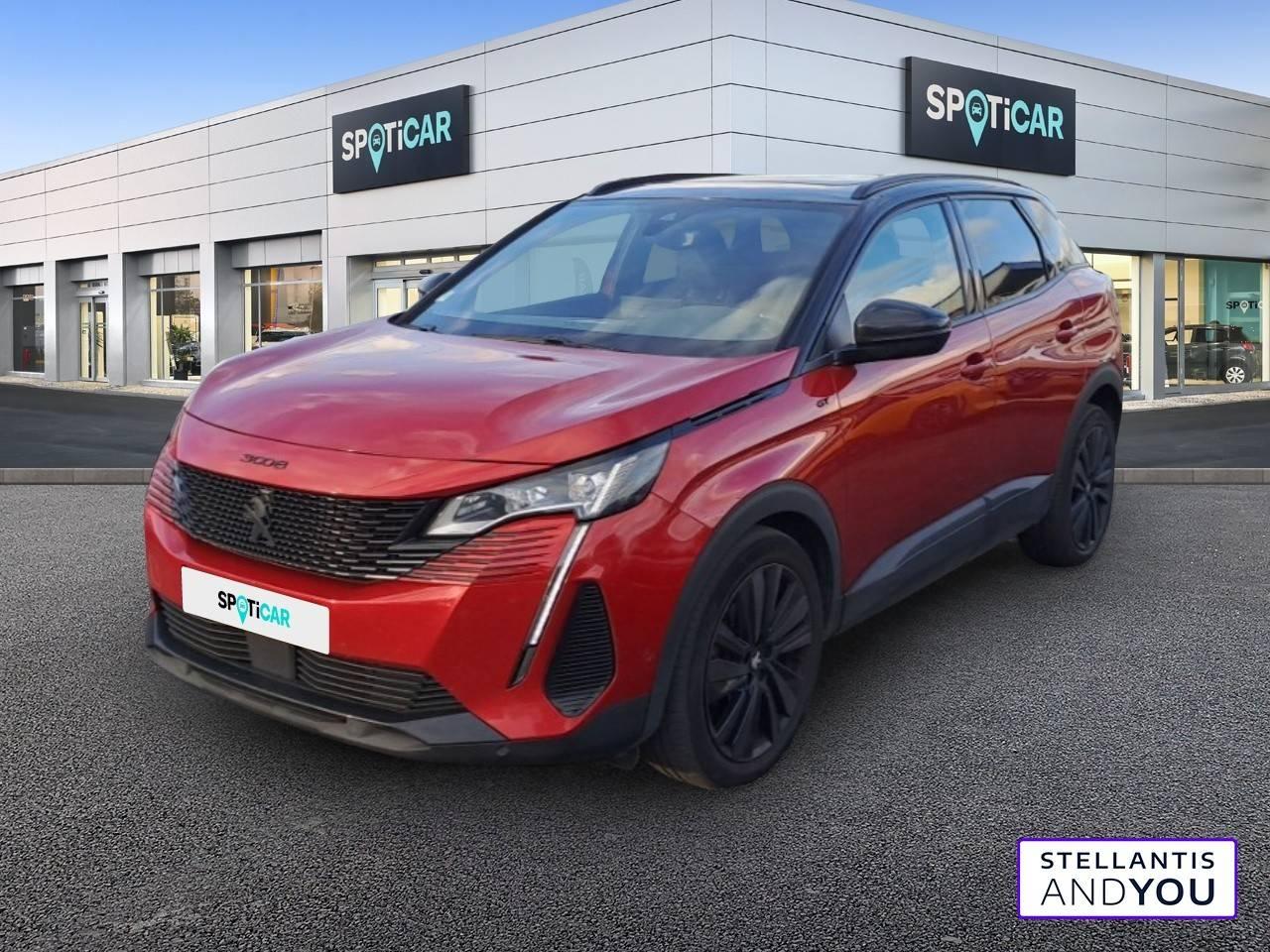 PEUGEOT PEUGEOT 3008 Occasion Rouge Diesel 2021