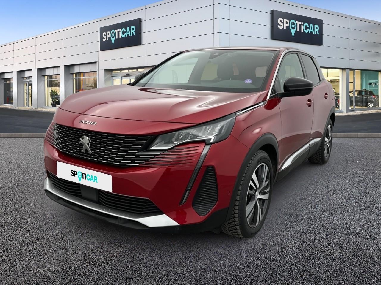 PEUGEOT PEUGEOT 3008 Occasion Rouge Essence / Courant électrique 2022