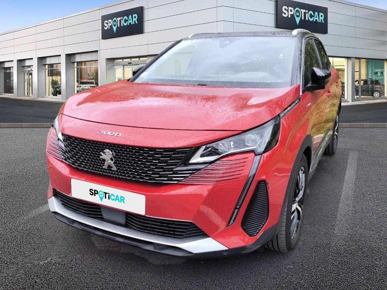 PEUGEOT PEUGEOT 3008 Occasion Rouge Essence / Courant électrique 2021