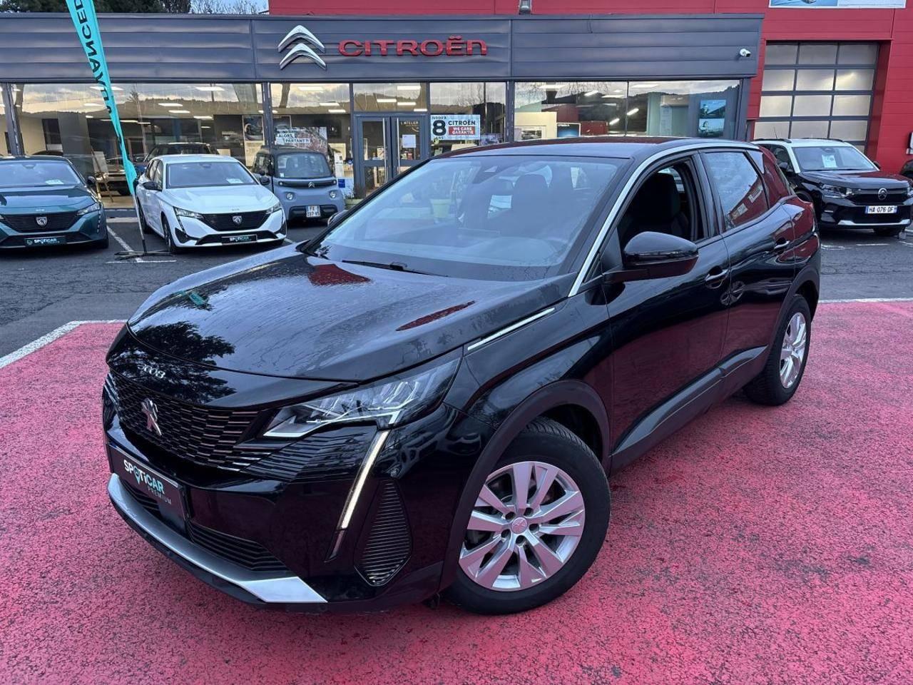 PEUGEOT PEUGEOT 3008 Occasion Noir Diesel 2022