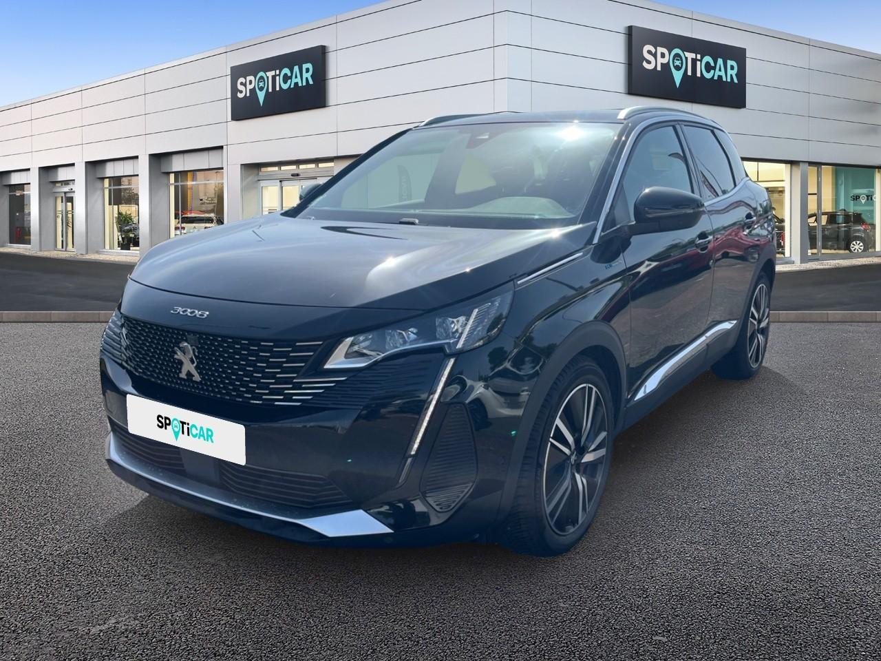 PEUGEOT PEUGEOT 3008 Occasion Noir Essence / Courant électrique 2022