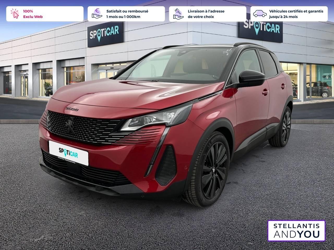 PEUGEOT PEUGEOT 3008 Occasion Rouge Essence sans plomb 2023
