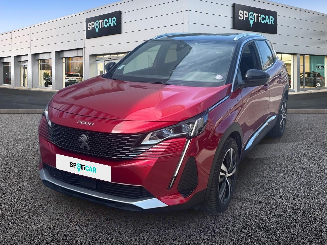 PEUGEOT PEUGEOT 3008 Occasion Rouge Essence / Courant électrique 2022