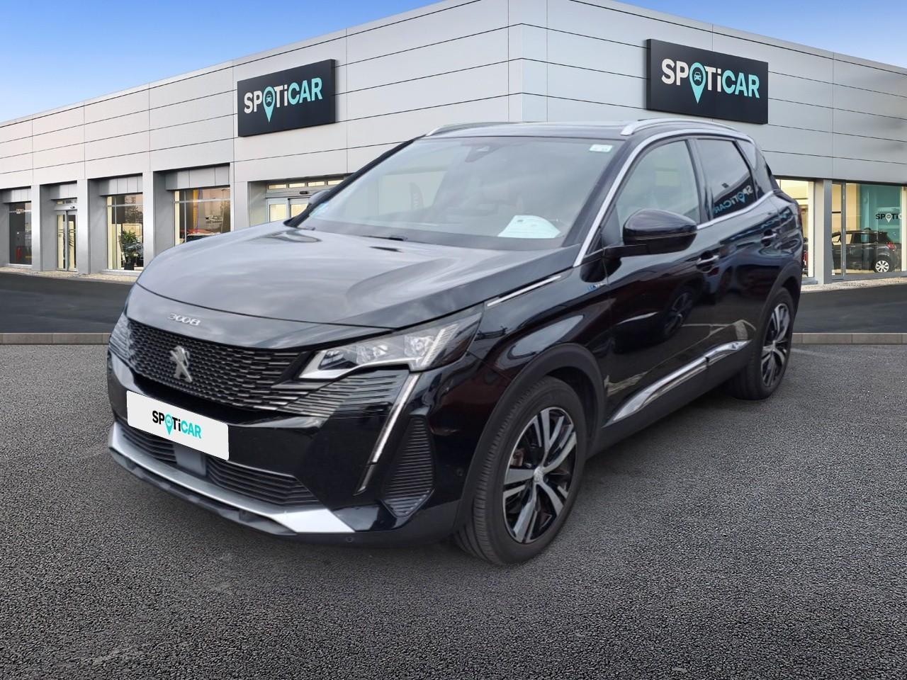PEUGEOT PEUGEOT 3008 Occasion Noir Essence / Courant électrique 2021