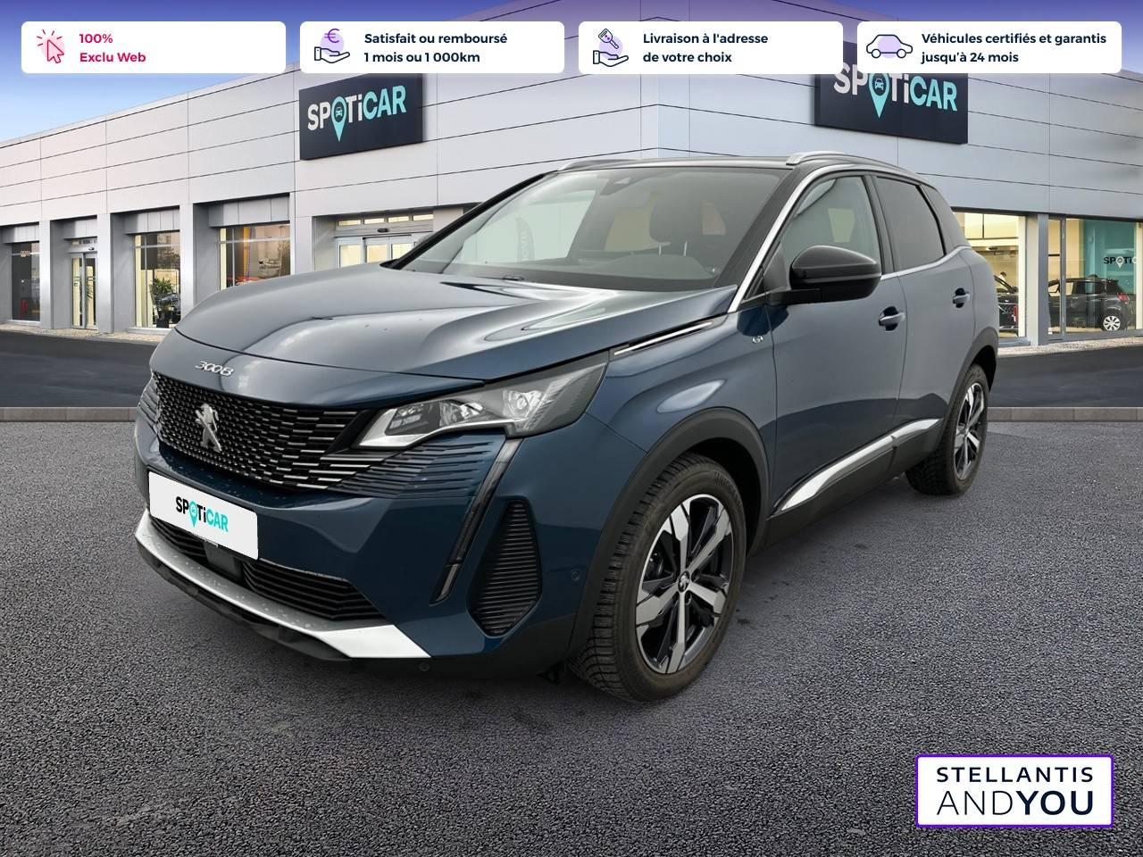 PEUGEOT PEUGEOT 3008 Occasion Bleu Essence sans plomb 2023