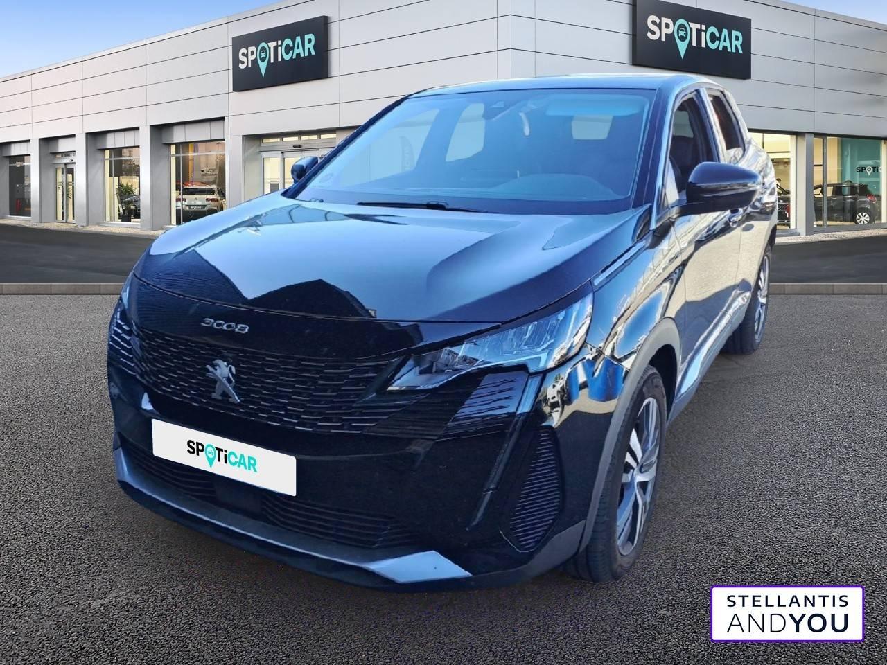 PEUGEOT PEUGEOT 3008 Occasion Noir Essence sans plomb 2022