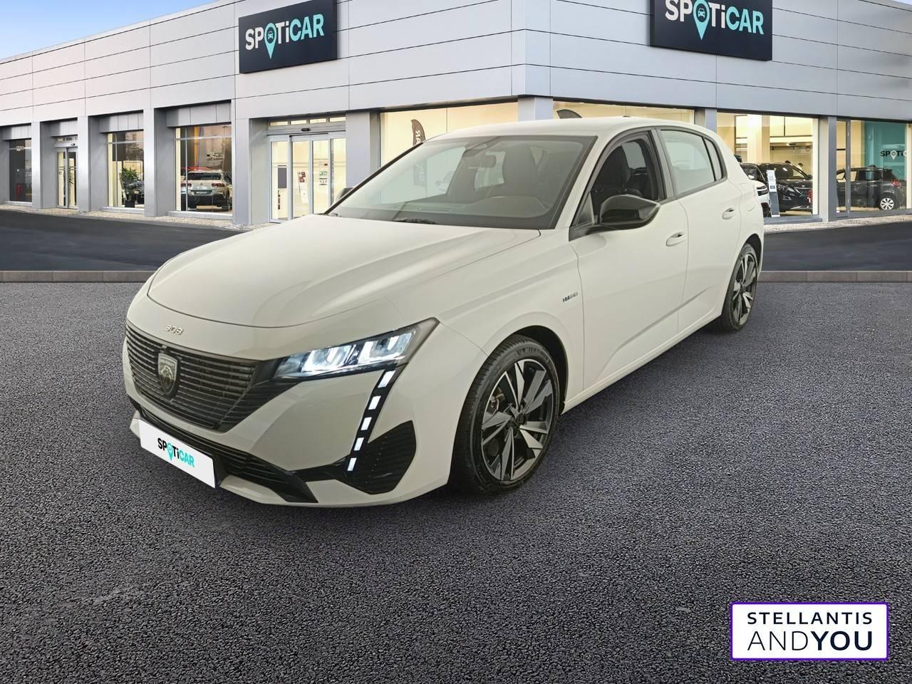 PEUGEOT PEUGEOT 308 Occasion Blanc Essence / Courant électrique 2024