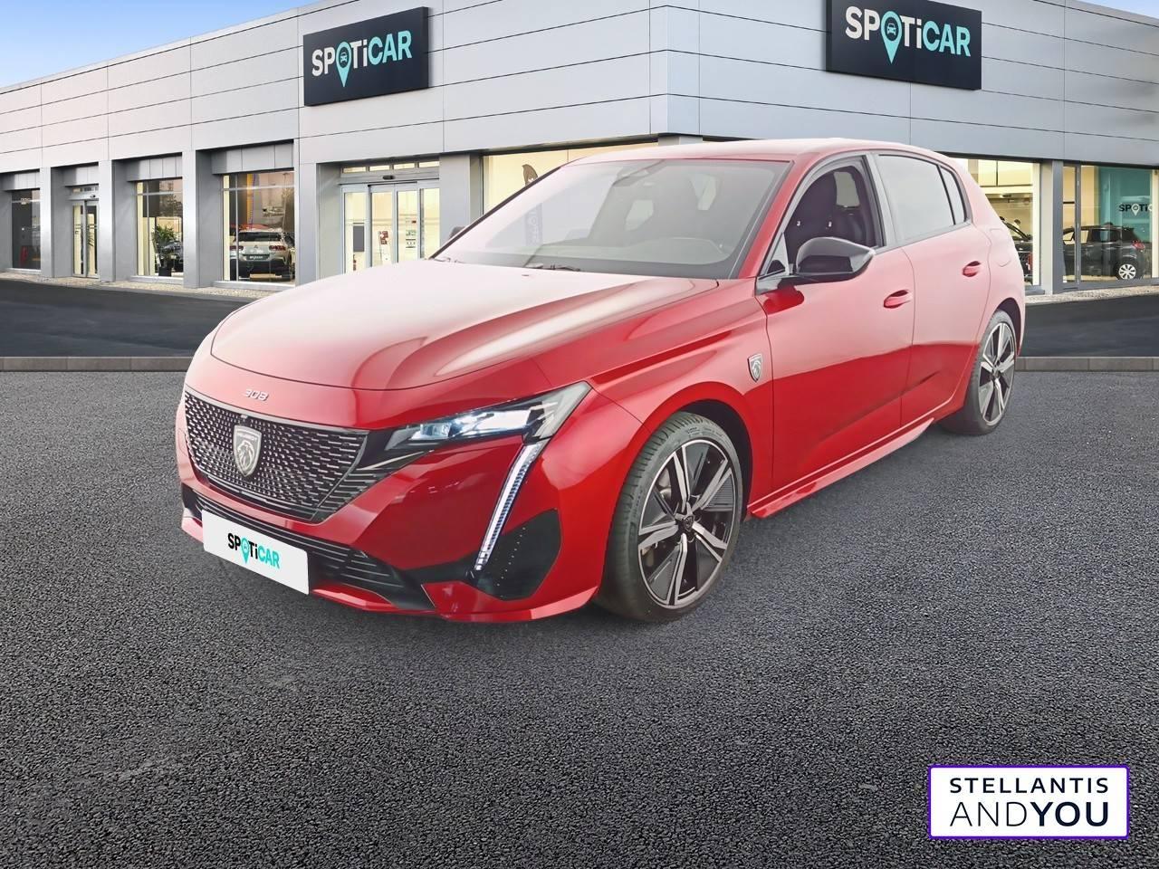 PEUGEOT PEUGEOT 308 Occasion Rouge Essence / Courant électrique 2024