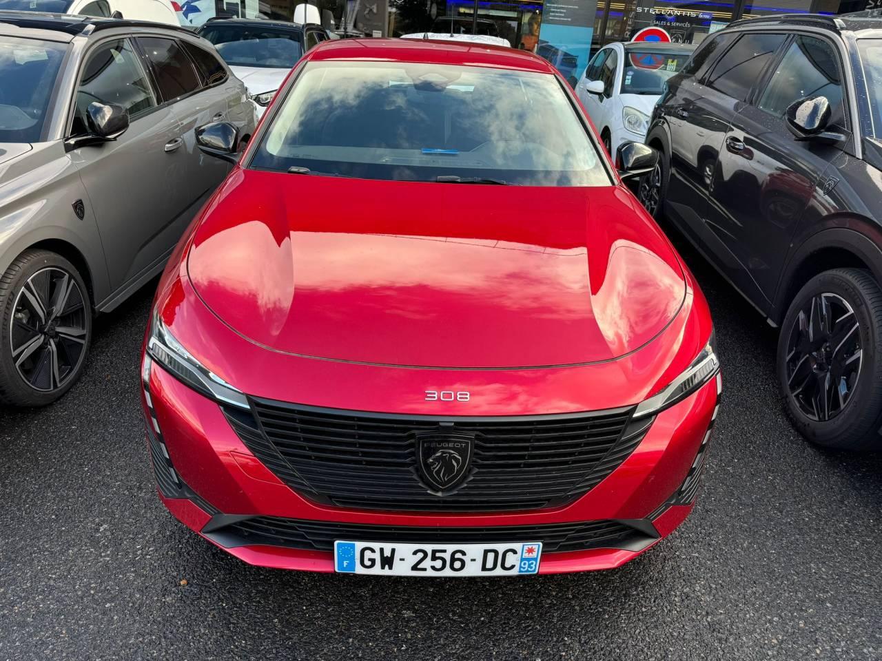PEUGEOT PEUGEOT 308 Occasion Rouge Essence / Courant électrique 2024
