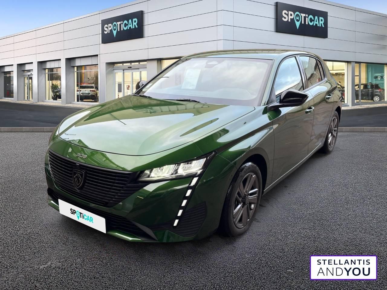 PEUGEOT PEUGEOT 308 Occasion Vert Essence sans plomb 2023
