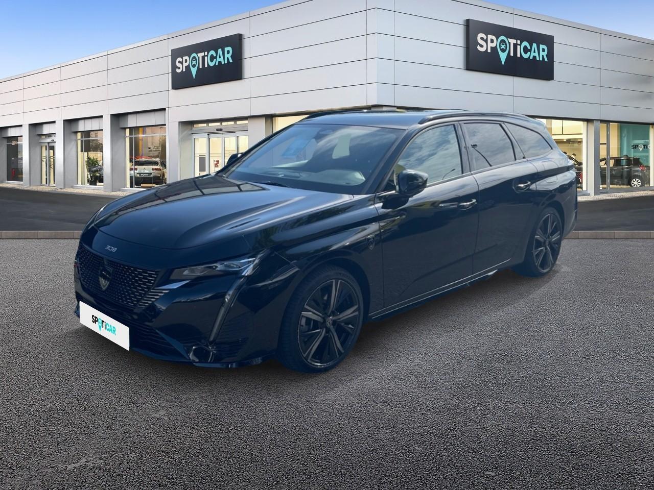 PEUGEOT PEUGEOT 308 Occasion Noir Essence / Courant électrique 2024