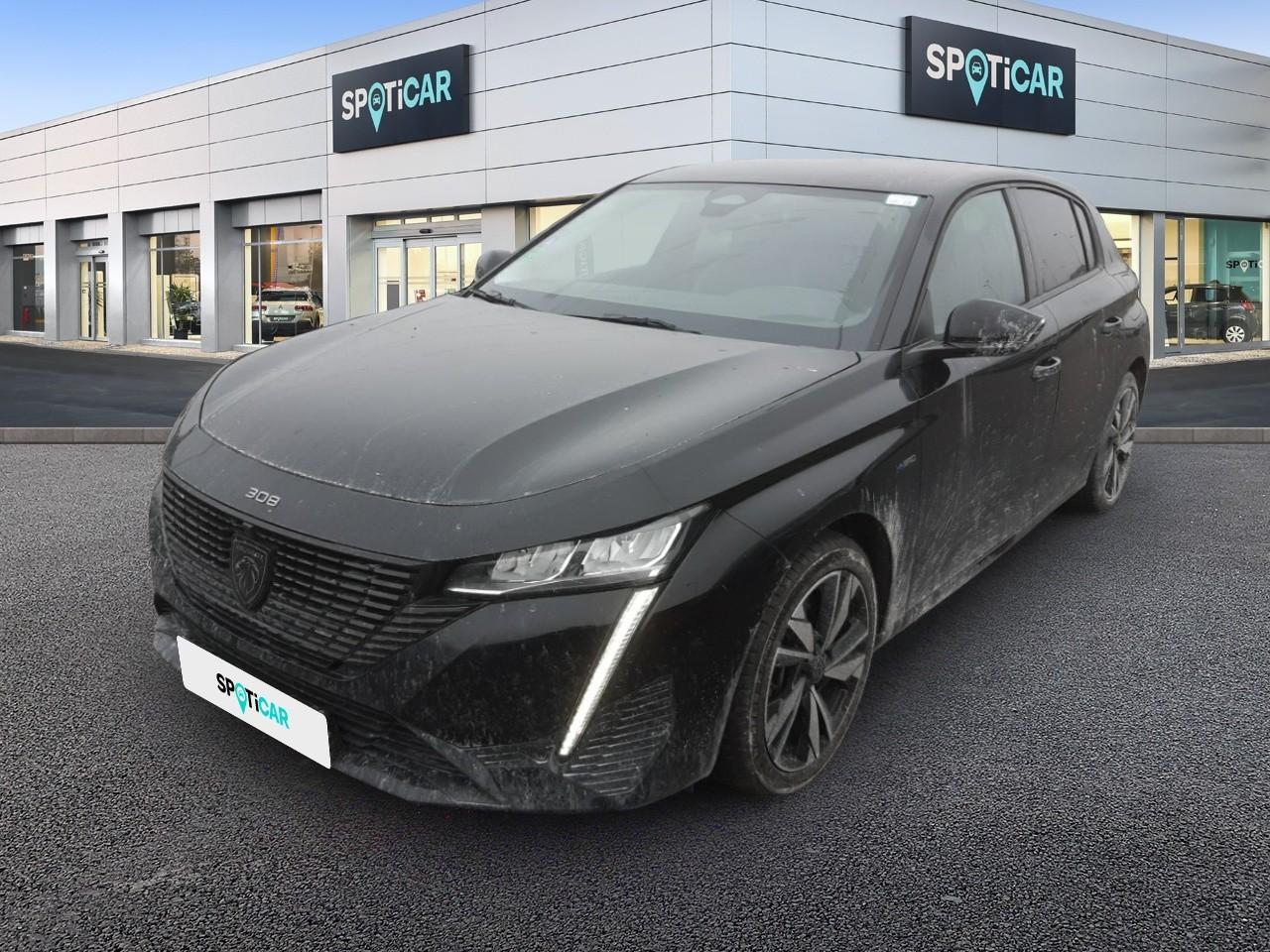 PEUGEOT PEUGEOT 308 Occasion Noir Essence / Courant électrique 2023