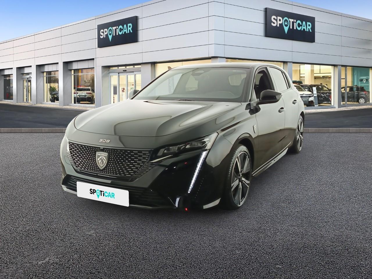 PEUGEOT PEUGEOT 308 Occasion Noir Essence / Courant électrique 2024