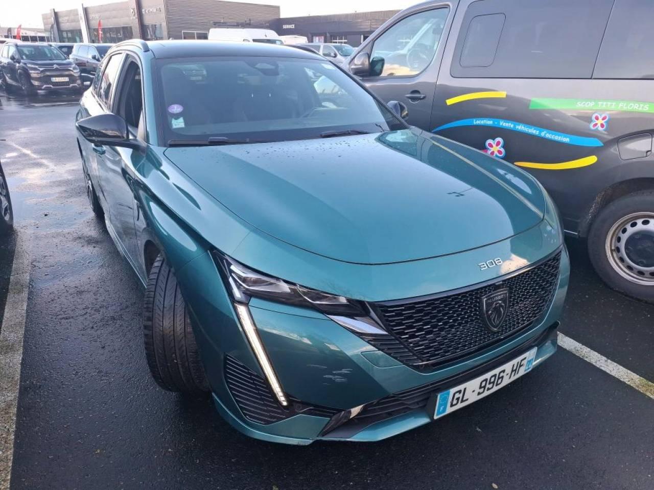 PEUGEOT PEUGEOT 308 Occasion Bleu Essence / Courant électrique 2022