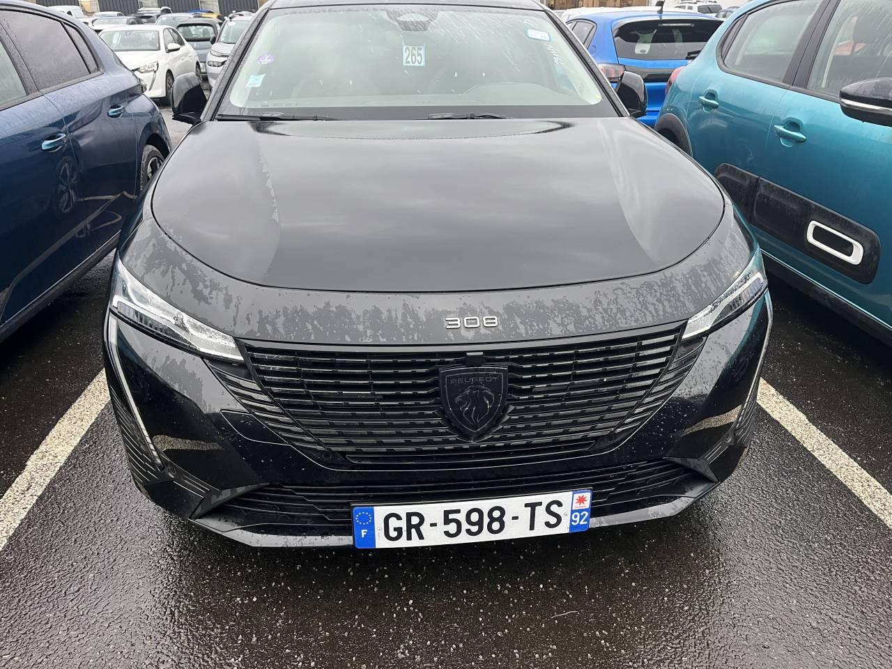 PEUGEOT PEUGEOT 308 Occasion Noir Essence / Courant électrique 2023