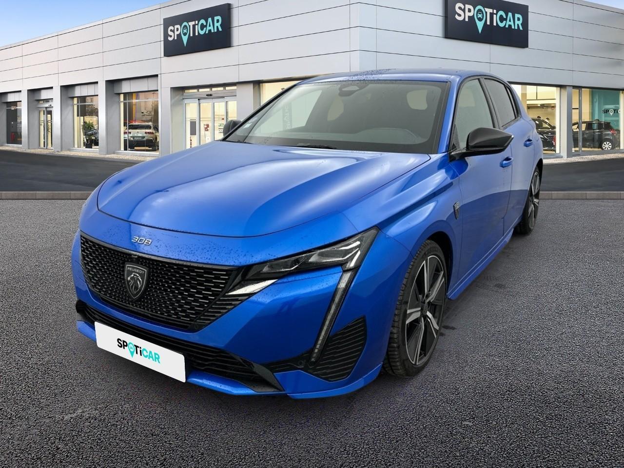 PEUGEOT PEUGEOT 308 Occasion Bleu Essence / Courant électrique 2021