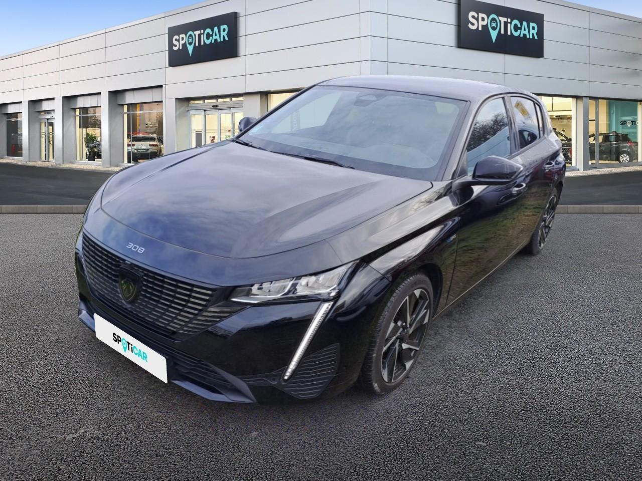 PEUGEOT PEUGEOT 308 Occasion Noir Essence / Courant électrique 2022