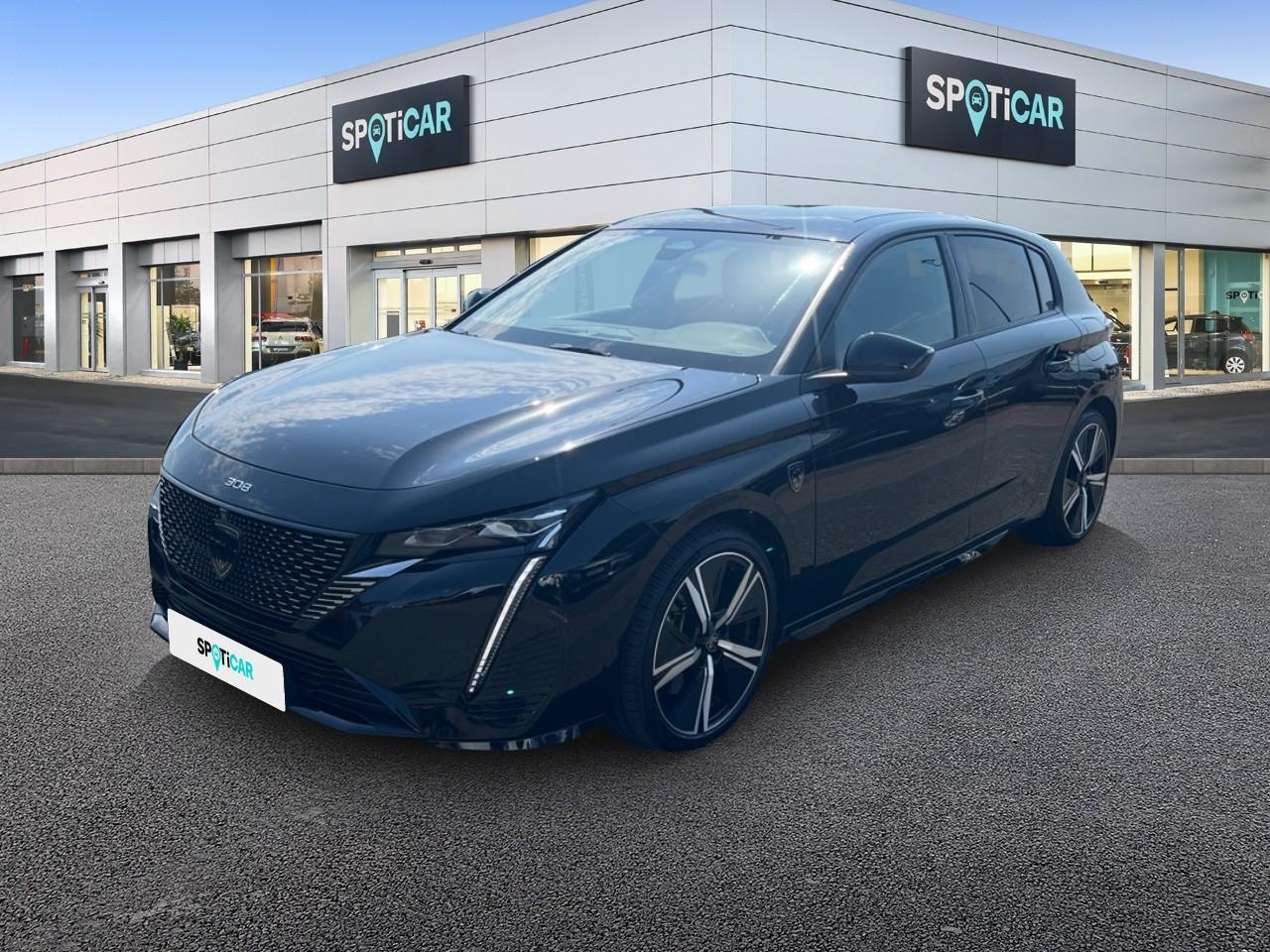 PEUGEOT PEUGEOT 308 Occasion Noir Essence / Courant électrique 2022
