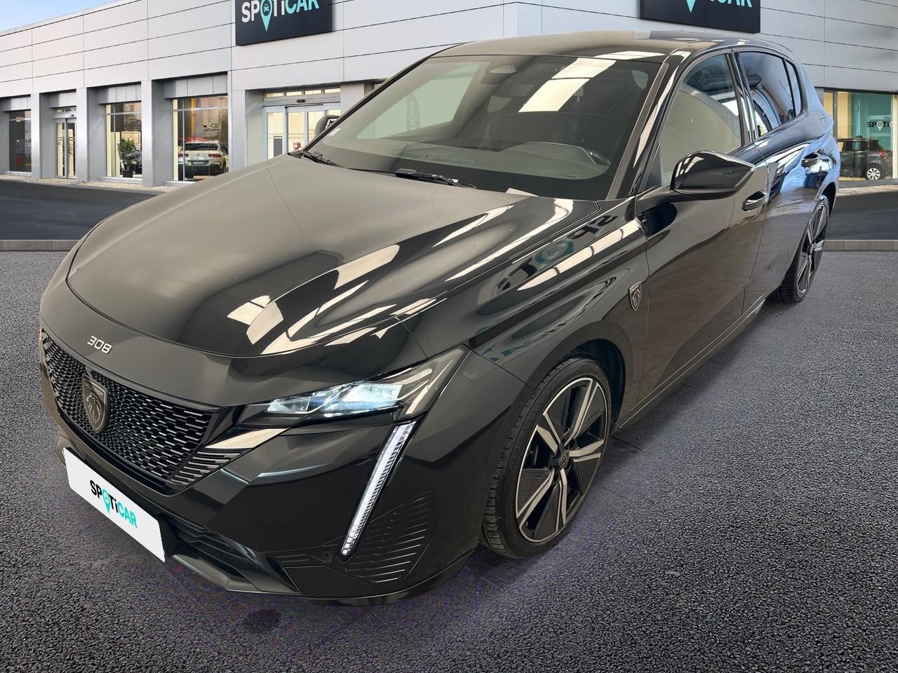 PEUGEOT PEUGEOT 308 Occasion Noir Essence / Courant électrique 2022