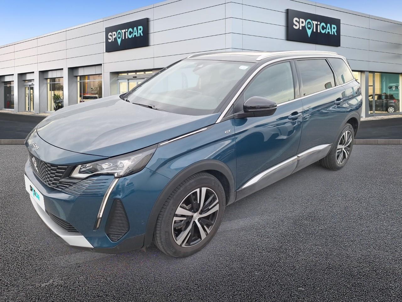 PEUGEOT PEUGEOT 5008 Occasion Bleu Essence sans plomb 2021