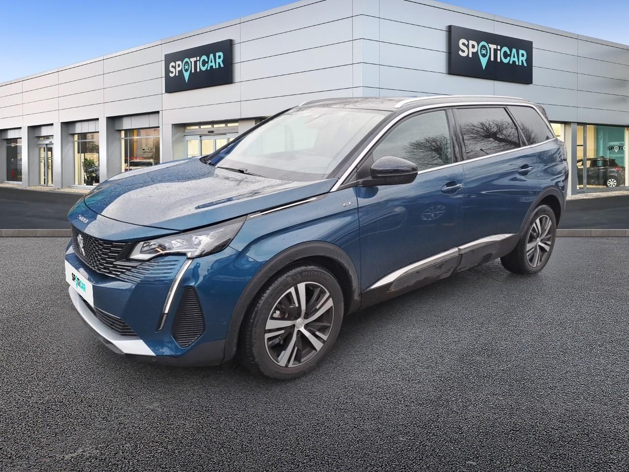 PEUGEOT PEUGEOT 5008 Occasion Bleu Essence sans plomb 2021