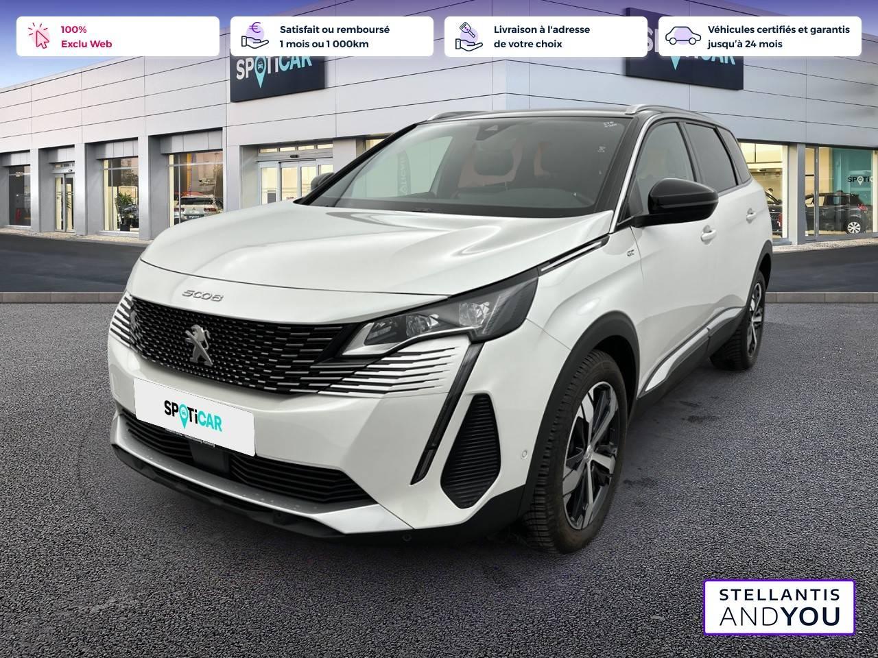 PEUGEOT PEUGEOT 5008 Occasion Blanc Essence sans plomb 2023