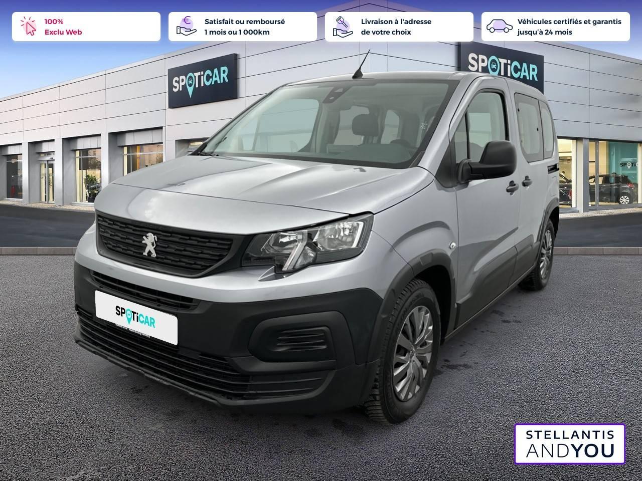 PEUGEOT PEUGEOT RIFTER Occasion Gris Courant électrique 2022