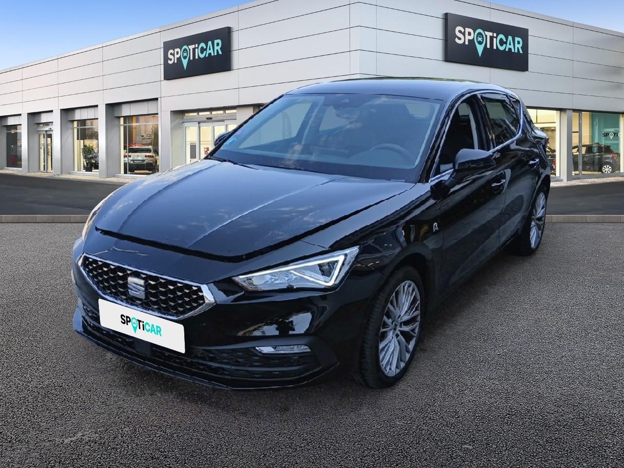 SEAT SEAT LEON Occasion Noir Essence sans plomb 2021