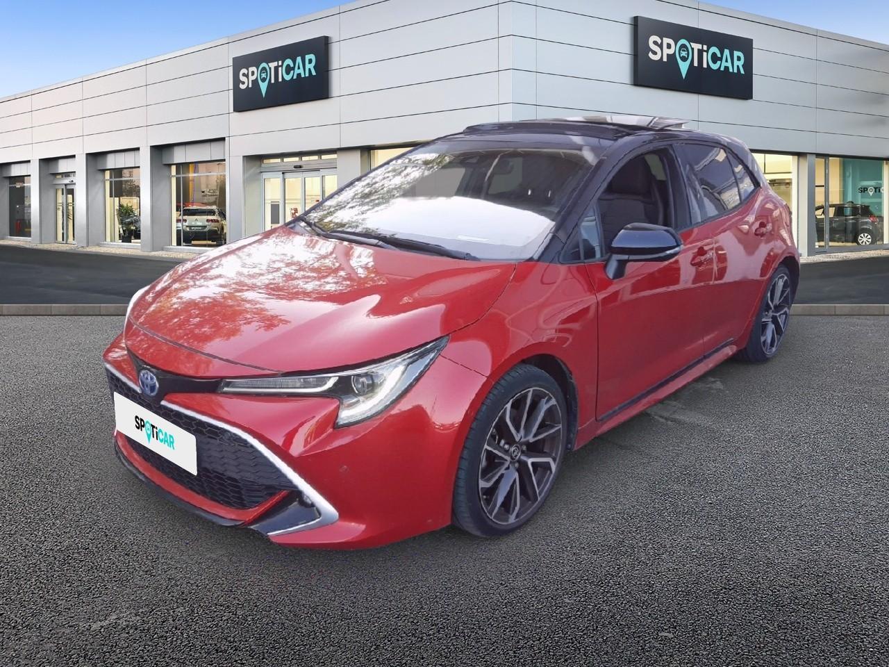 TOYOTA TOYOTA COROLLA Occasion Rouge Essence / Courant électrique 2022