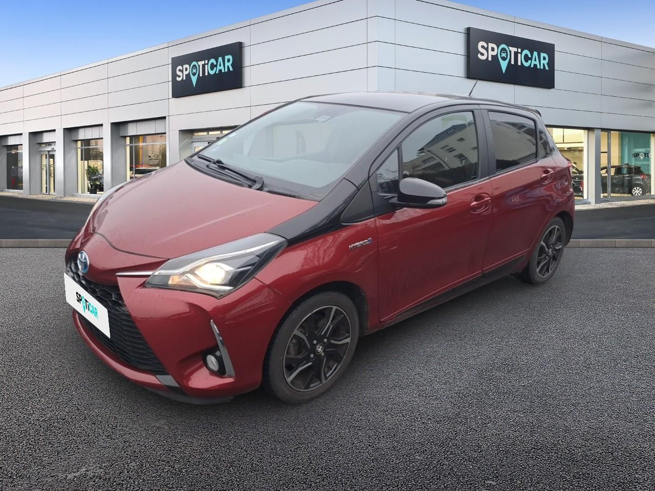 TOYOTA TOYOTA YARIS Occasion Rouge Essence / Courant électrique 2017