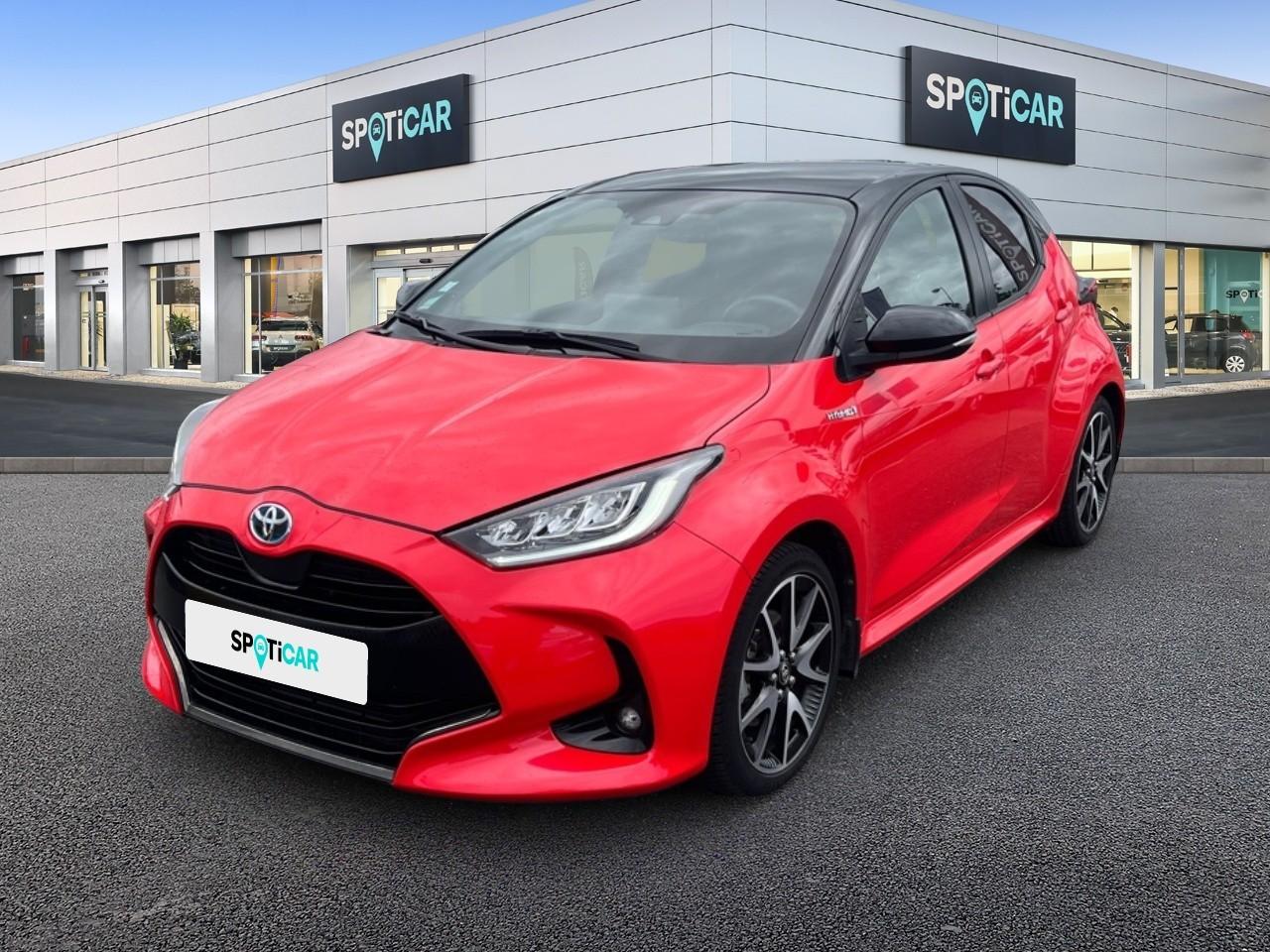 TOYOTA TOYOTA YARIS Occasion Rouge Essence / Courant électrique 2020