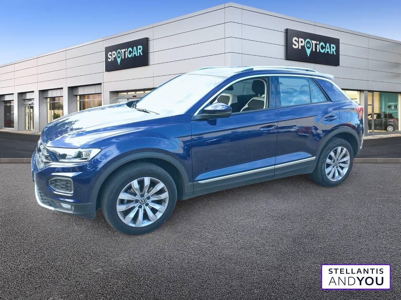 VOLKSWAGEN VOLKSWAGEN T-ROC Occasion Bleu Essence sans plomb 2020