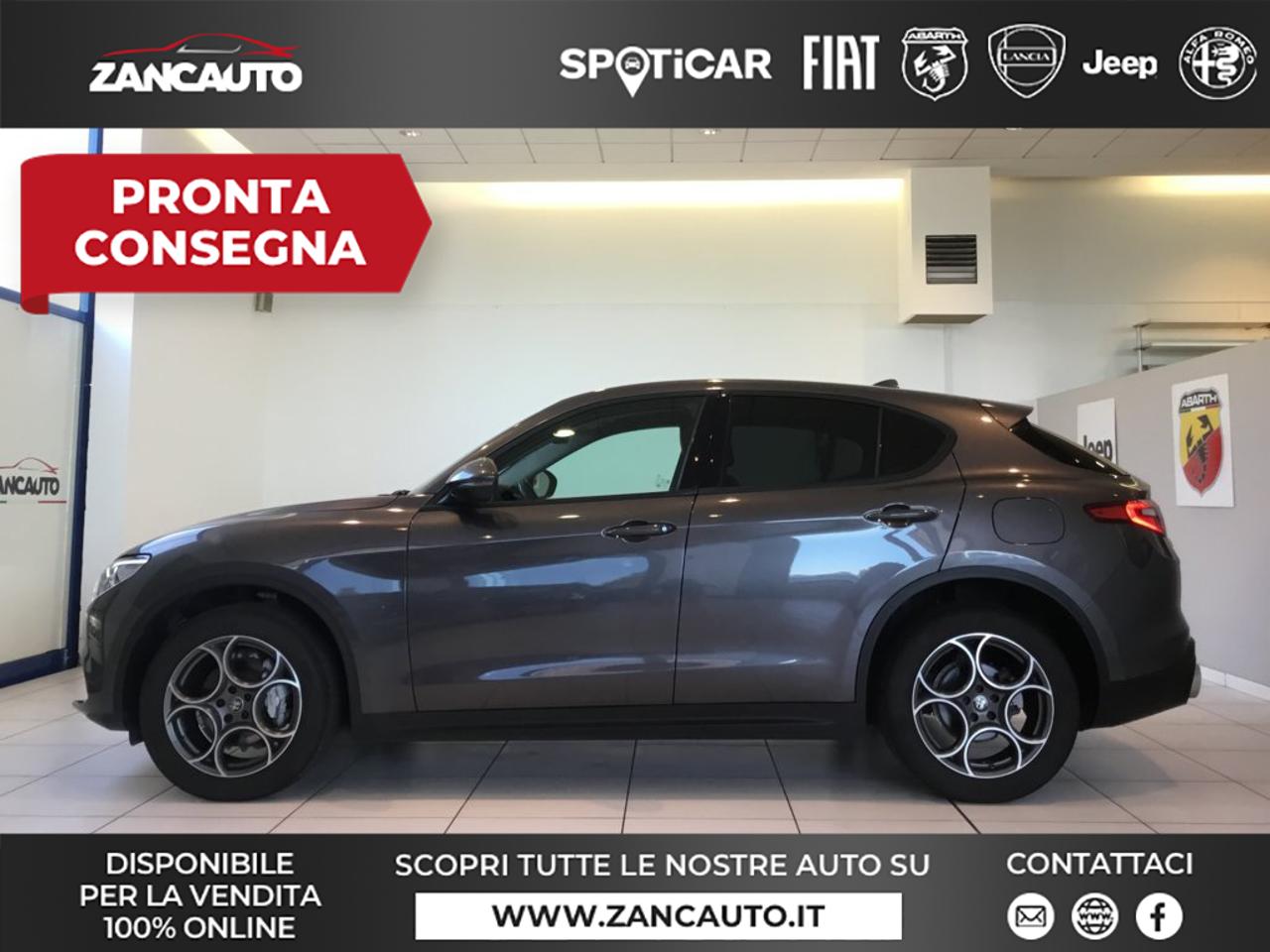 alfa romeo stelvio stelvio 2.2 turbodiesel 210 cv at8 q4 super usata