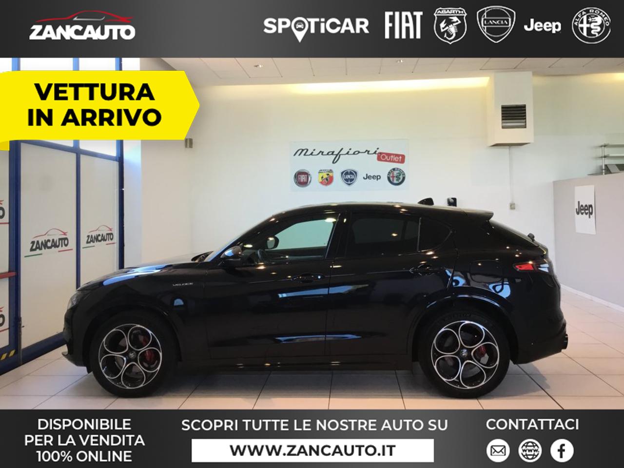 alfa romeo stelvio stelvio 2.2 turbodiesel 210 cv at8 q4 veloce my24 usata