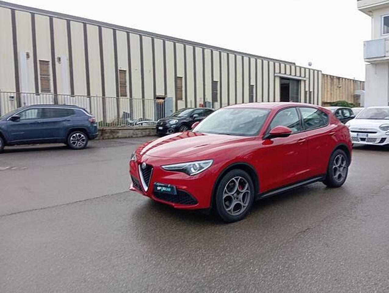 alfa romeo stelvio stelvio promo 2.2 turbodiesel 160 cv at8 rosso edizione usata