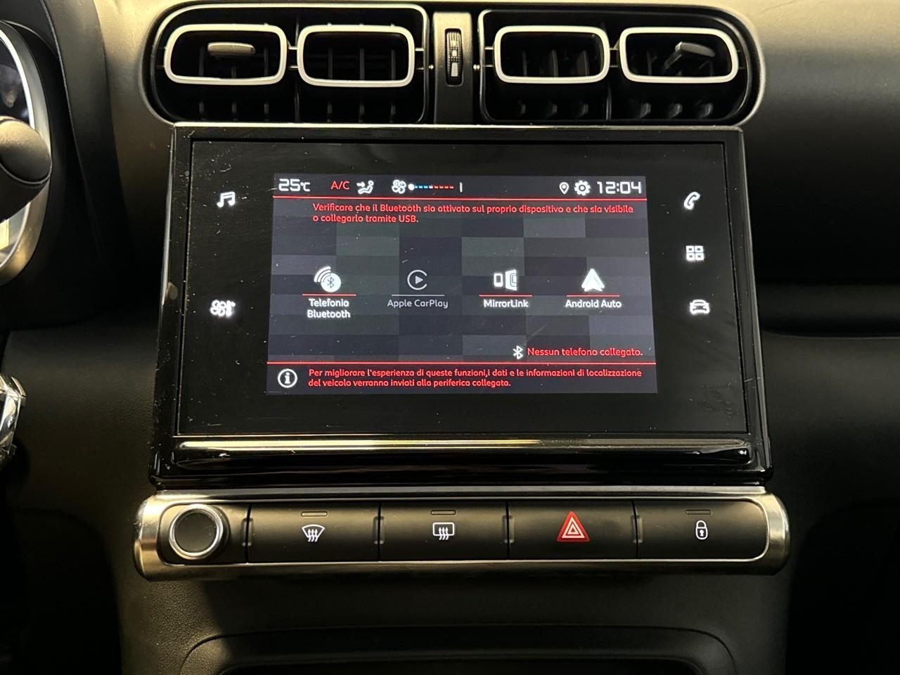 Citroën Citroën C3 Aircross usata, con airbag anteriore conducente, airbag anteriore passeggero con interrutore di disattivazione