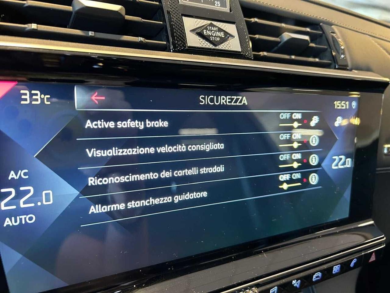 DS DS DS7 usata, con 2x Airbag frontali (conducente + passeggero)