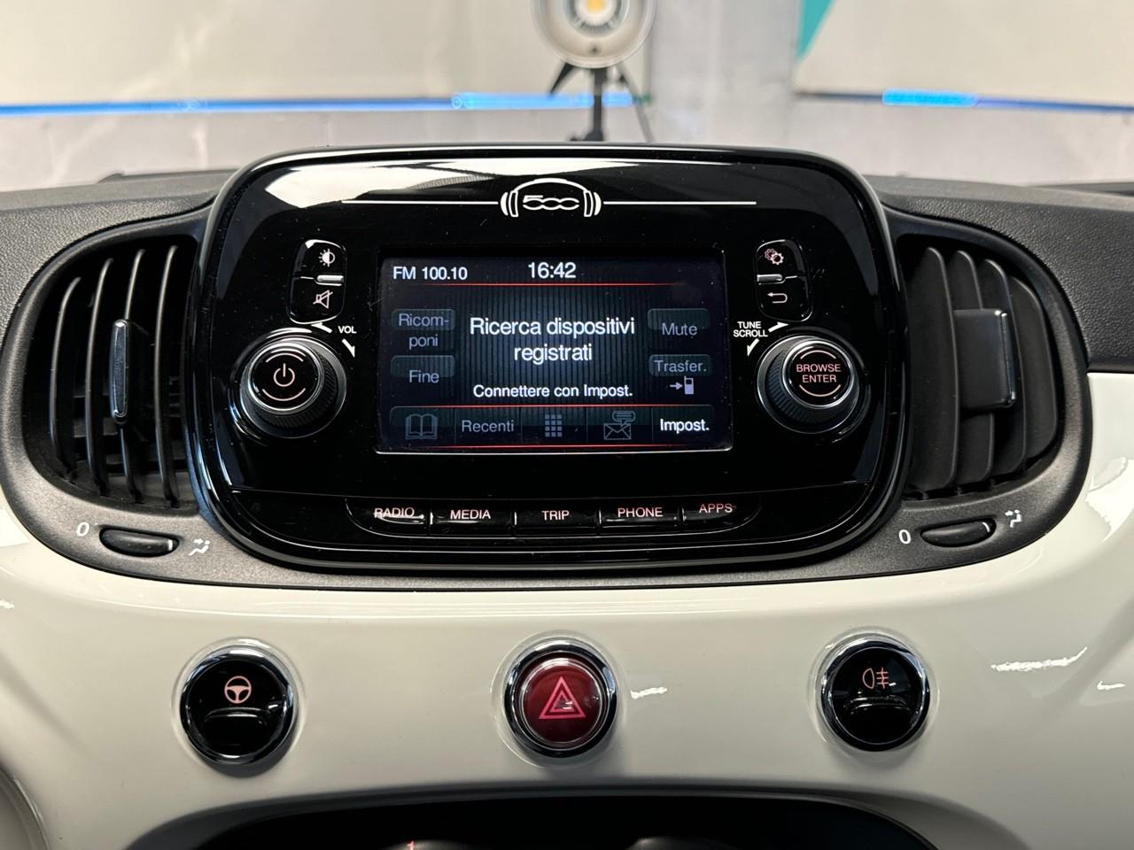 Fiat Fiat 500 usata, con airbag anteriore conducente intelligente, airbag anteriore passeggero intelligente con interrutore di disattivazione