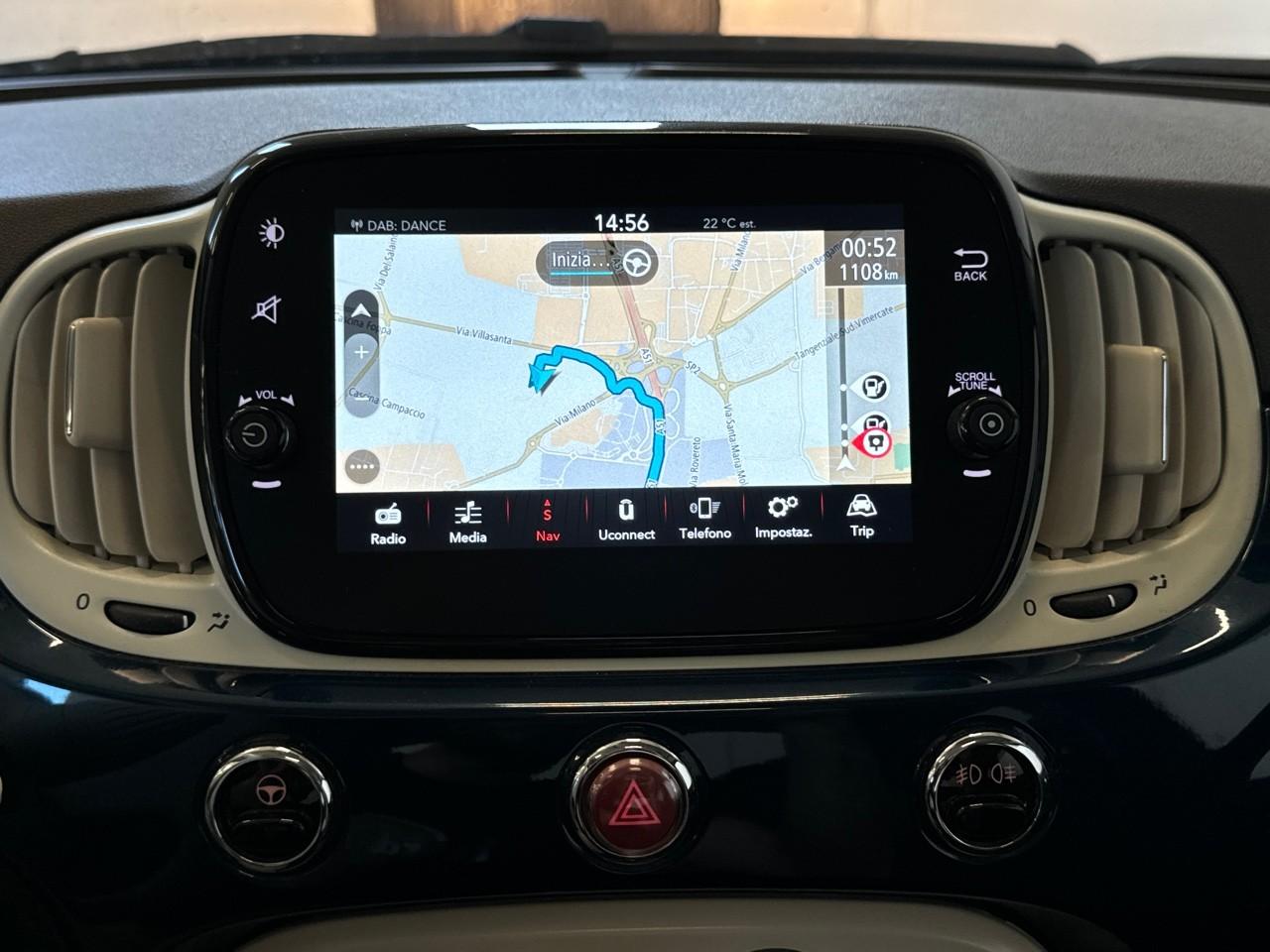 Fiat Fiat 500 usata, con airbag anteriore conducente intelligente, airbag anteriore passeggero intelligente con interrutore di disattivazione