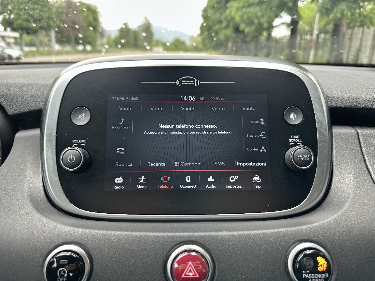 Fiat Fiat 500X usata, con airbag anteriore conducente intelligente, airbag anteriore passeggero intelligente con interrutore di disattivazione